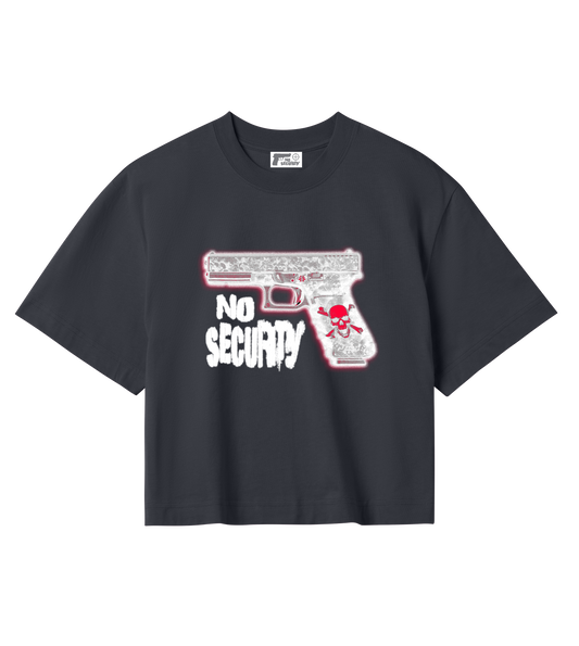 "NO SECURITY LOGO" CROPTOP