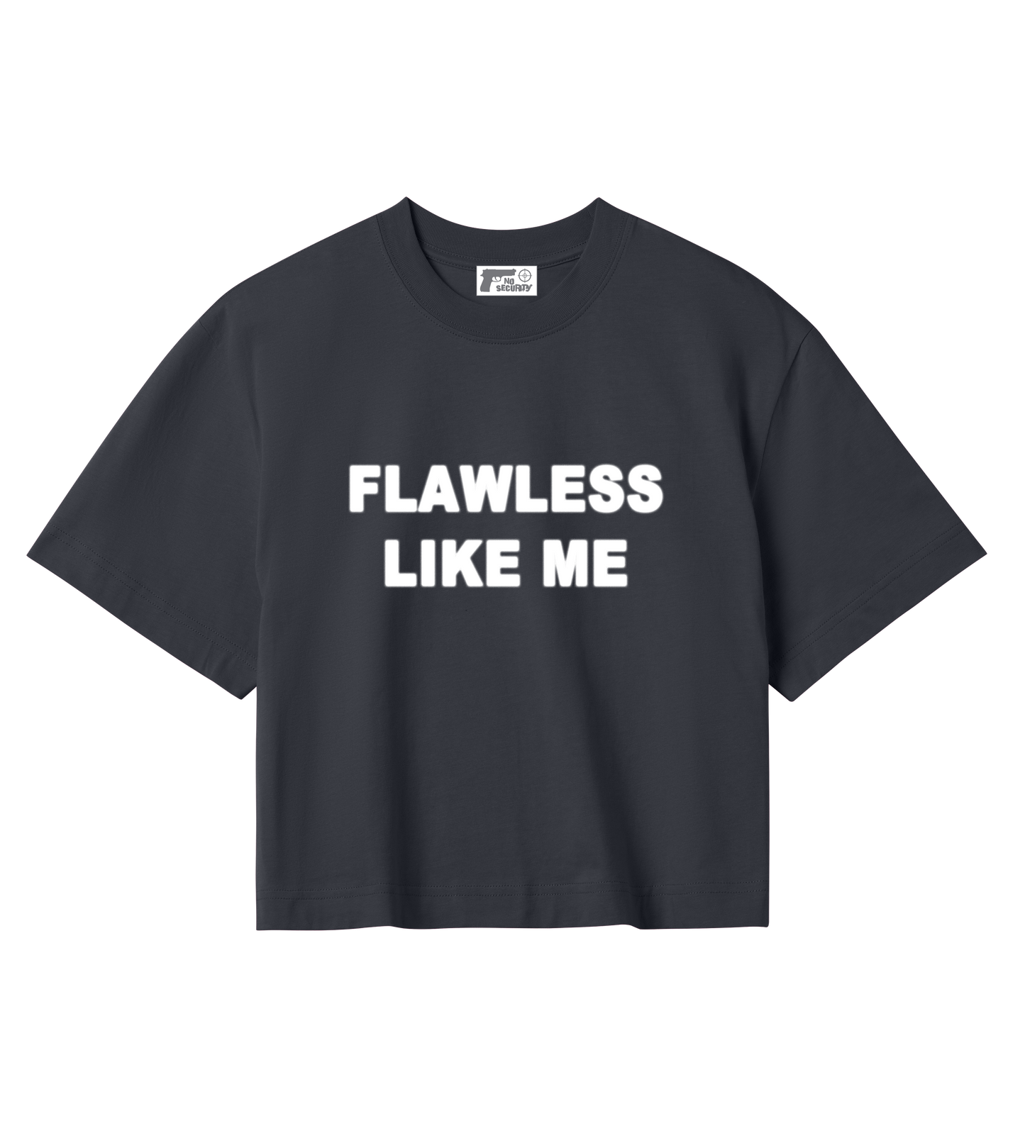 "FLAWLESS LIKE ME" CROPTOP