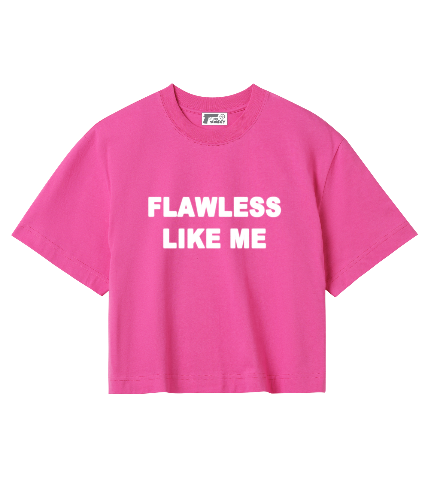 "FLAWLESS LIKE ME" CROPTOP