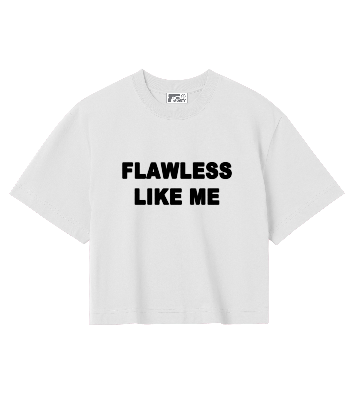 "FLAWLESS LIKE ME" CROPTOP